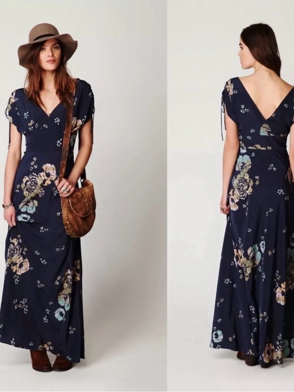 Free People Stardust Short Sleeve Maxi Dress - Picture 1 of 2